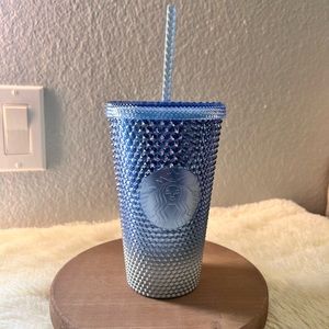 Starbucks Studded Blue straw Cup